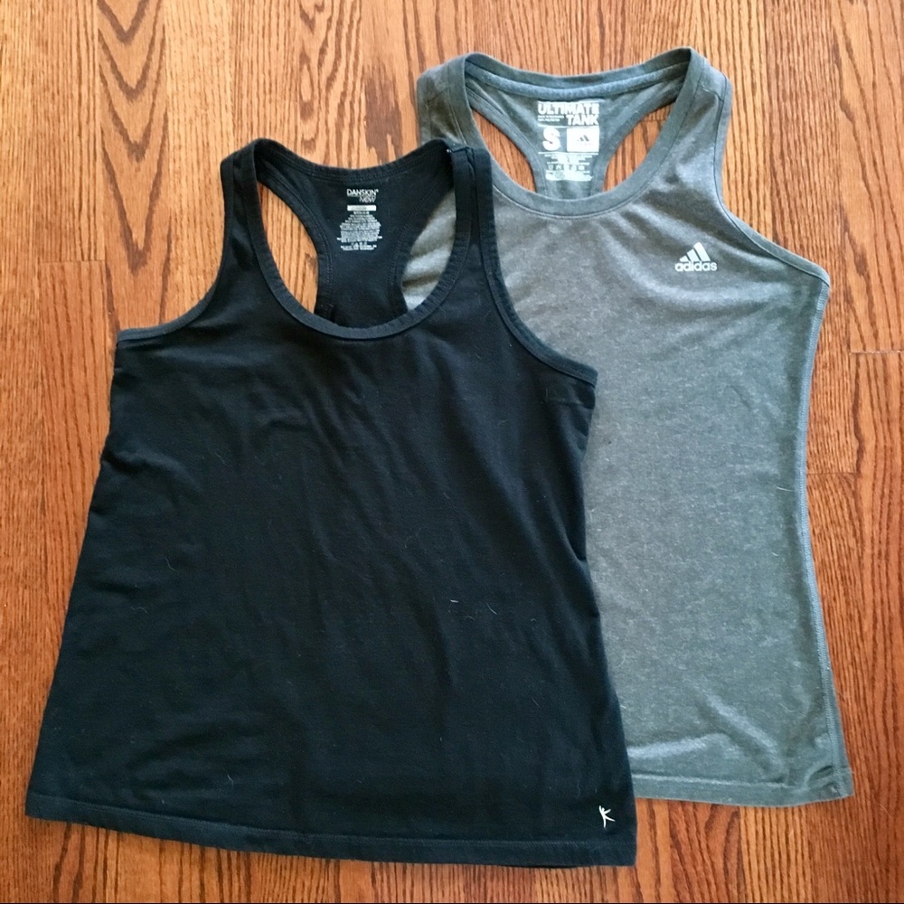 Bundle of 2 Racer Back Tanks Size S